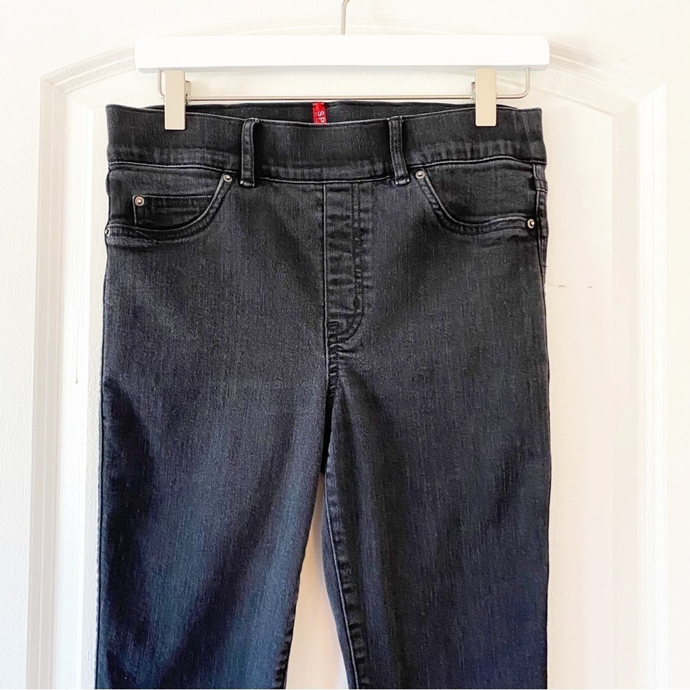 SPANX Black Ankle High Rise Stretch Jeans - Picture 8 of 12